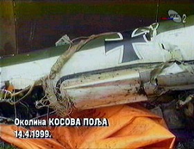 Drone CL-289 allemand abattu par la DCA Serbe