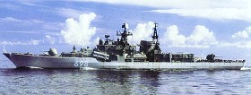 La Chine a rcemment mis en service le premier destroyer de classe Sovremenny achet  la Russie
