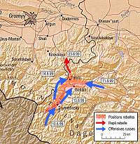Combats dans le Nord Caucase: 10.8.99 - 24.8.99