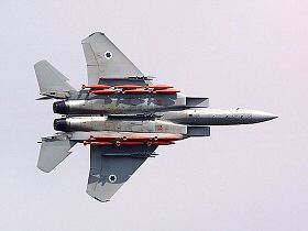 F-15I israélien chargé de bombes