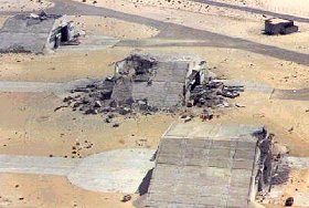 Bunkers en Irak durant la Guerre du Golfe