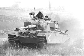 Centurion isralien au Golan, 8.10.1973