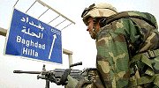 Marines progressant vers Bagdad