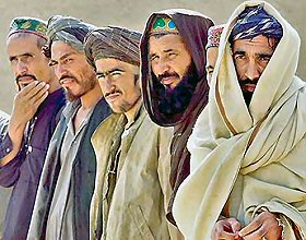 Combattants taliban prisonniers