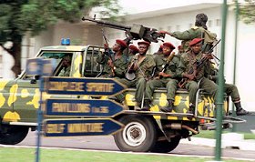 Soldats du gouvernement congolais