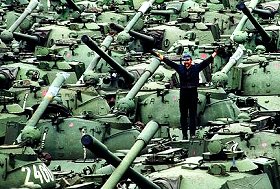Destruction de chars russes