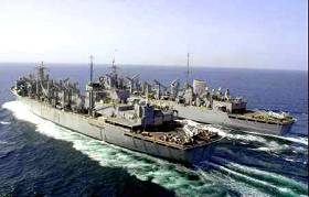 Opération Enduring Freedom: navires de soutien US
