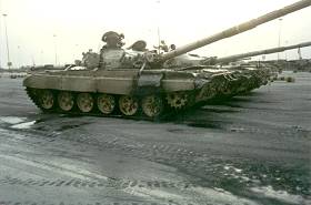 Char T-72 irakien, capturé durant le conflit