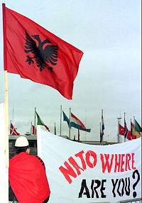 L'intervention de l'OTAN est réclamée depuis longtemps par l'Albanie