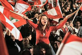 Manifestation au Liban, 6.3.05