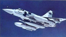 Missile MICA sur Mirage 2000