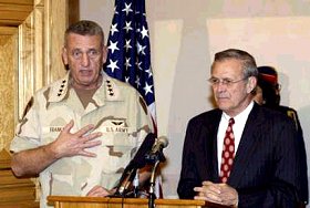 Rumsfeld et Franks
