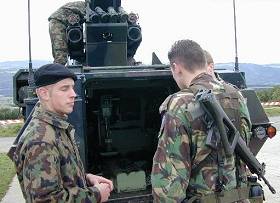Swiss Raid Commando 99: tir au simulateur TOW sur chasseur de chars durant la phase technique