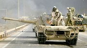 Abrams en feu